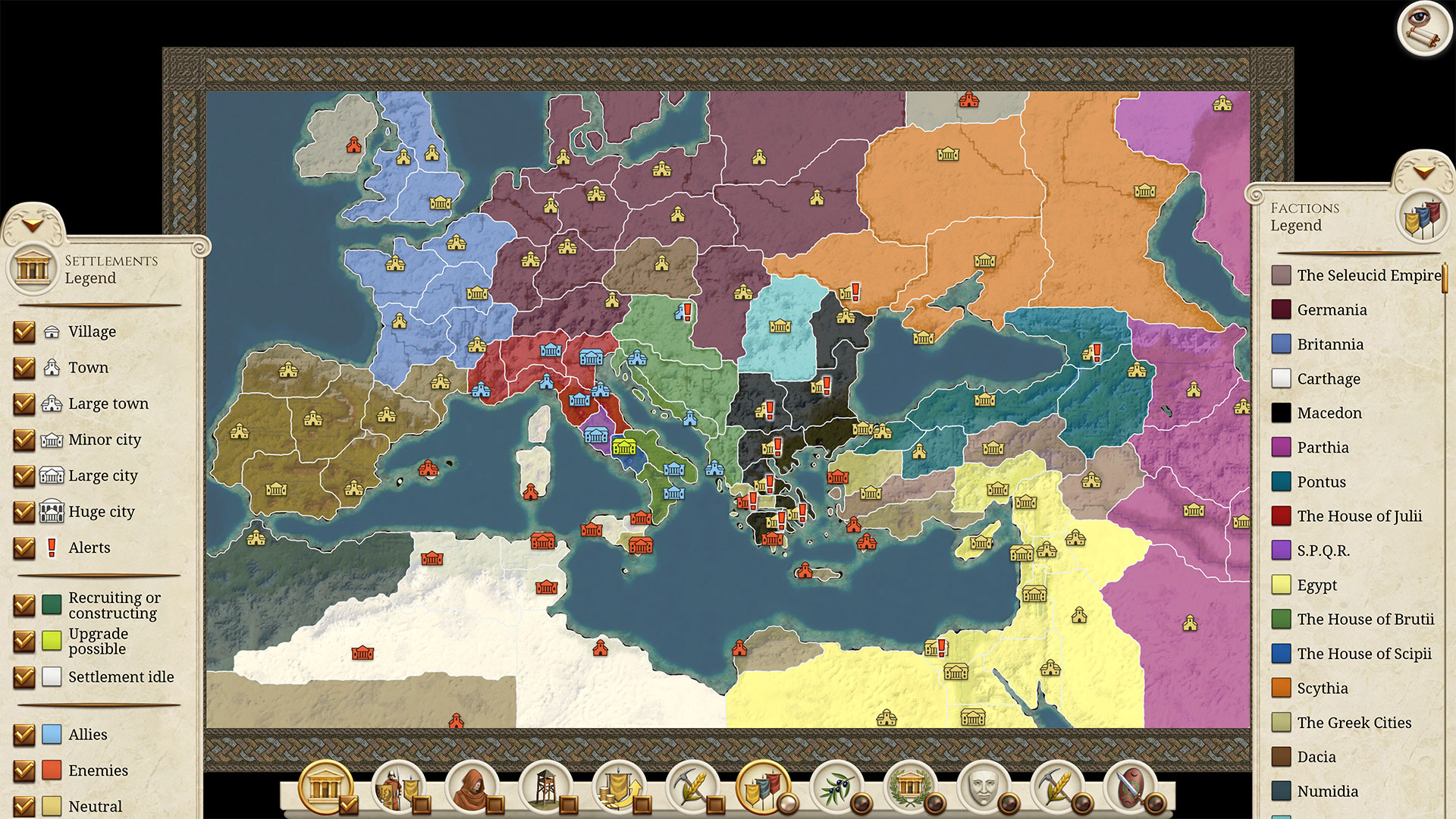 rome 2 total war fun campaign factions
