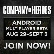 Lasst die Schlachten beginnen – Das Company of Heroes Mehrspieler-Beta-Wochenende ab sofort live auf Android!