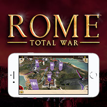 Le zoom amélioré vous permet d'avoir une vue globale des hostilités dans ROME: Total War pour iPhone