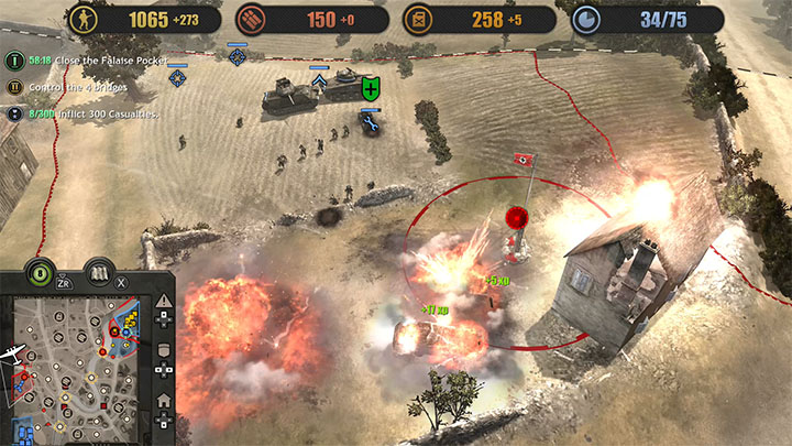 <strong>SHAPE THE BATTLEFIELD</strong> Utilise destructible environments to give you a tactical advantage, disrupting enemy battle lines while redrawing your own to secure victory on your terms.