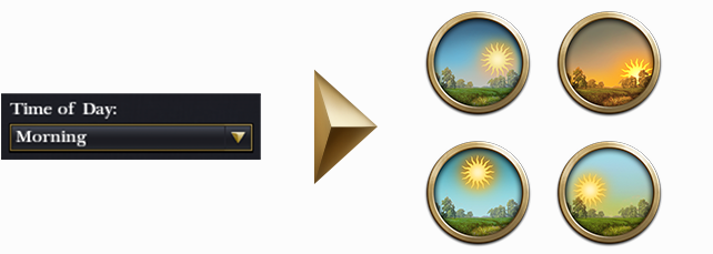 Time of Day icons