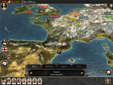 <strong>MASTER THE GLOBE</strong> Use statecraft and subterfuge to secure territory and lucrative trade routes.