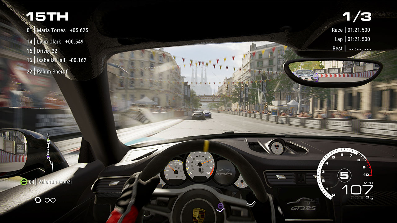 <strong>ARRIVA SUL GRADINO PIÙ ALTO DEL PODIO</strong><span>Scala la classifica nell'enorme modalità Carriera di <em>Legends</em>, oppure gareggia esattamente come desideri grazie alle innumerevoli personalizzazioni possibili nella modalità Editor gara.</span>