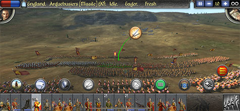 <strong>THE POWER IN YOUR HANDS</strong> Take command, with a brand-new user interface and enhanced touch controls for fingertip control of the battlefield.