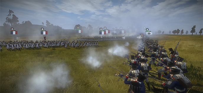 <strong>GUIDA LA COALIZIONE</strong> A capo di Austria, Gran Bretagna, Prussia o Russia, opponiti alla Francia di Napoleone, il suo autoproclamato imperatore, in una campagna per piegare i suoi aggressivi piani di espansione. 