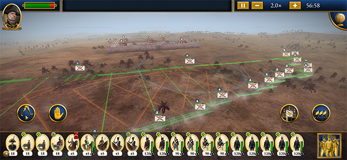 <strong>UNE GRANDE STRATÉGIE ENTRE LES MAINS</strong> Grâce à ses commandes tactiles intuitives et à ses améliorations en termes de confort de jeu, NAPOLEON est parfaitement adapté aux appareils mobiles. Pour une expérience similaire à celle de l'ordinateur, connectez une souris et un clavier compatibles iPadOS/Android.