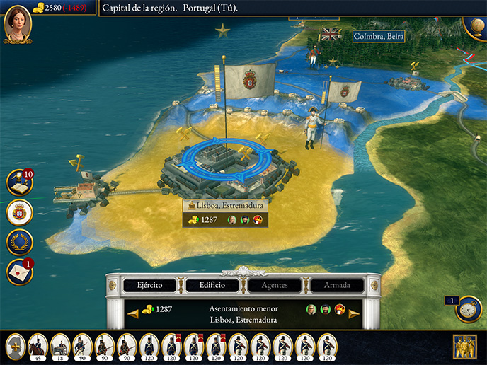 <strong>GUERRA DE GUERRILLAS</strong> Libera Iberia de la ocupación francesa en la Guerra de la Independencia Española, ya sea como irregulares españoles con tácticas guerrilleras y agentes agitadores, o como sus fieles aliados británicos.