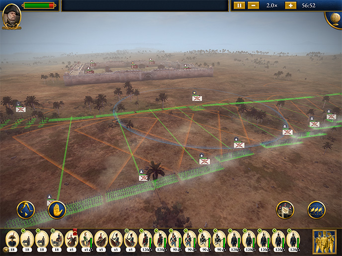 <strong>GRAN ESTRATEGIA SOBRE LA MARCHA</strong> Los controles intuitivos de la pantalla táctil y las mejoras de usabilidad hacen que NAPOLEON sea ideal para dispositivos móviles. Y si quieres disfrutar de la experiencia habitual de escritorio, puedes conectar un ratón y un teclado compatibles con iPadOS/Android.