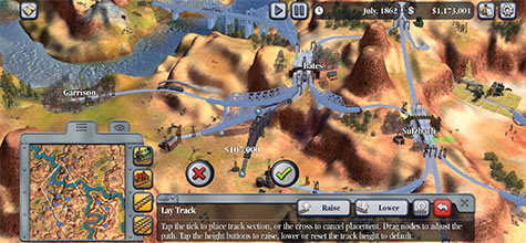 <strong>Grow and manage a railway empire</strong> Carefully lay tracks and design routes to transport freight and passengers, refining and improving operations until your railroad runs like clockwork.