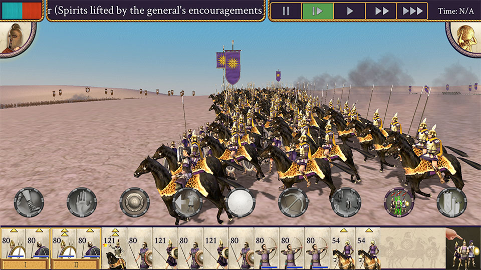 <strong>ALEXANDER’S ARMIES</strong>Command over 50 units unique to the game, including Macedonian Companion Cavalry.