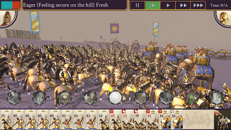 <strong>ENORMOUS 3D BATTLES</strong>Turn your screen into a dynamic battlefield with thousands of units in action. 