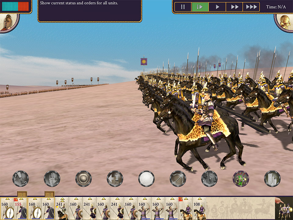 <strong>ALEXANDER’S ARMIES</strong>Command over 50 units unique to the game, including Macedonian Companion Cavalry.