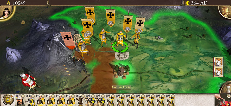 <strong>CAMPAIGN ON THE MOVE</strong> Form a horde! And capture or sack settlements across the map.