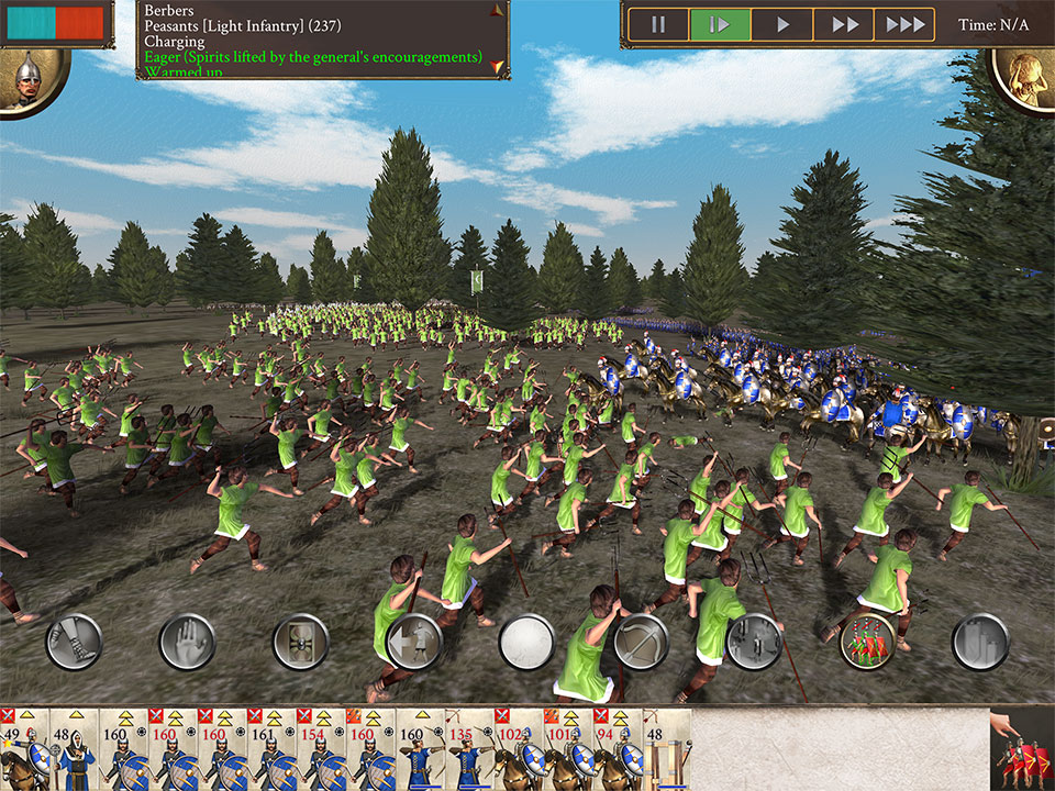 <strong>ENORMOUS 3D BATTLES</strong> Turn your screen into a dynamic battlefield with thousands of units in action.